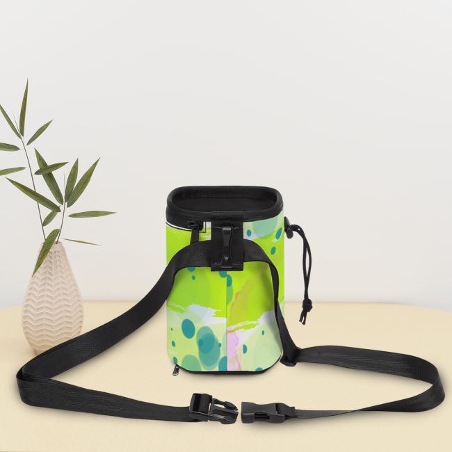 Preview: NomNom Bag Sancho - Leckerchenbeutel, Leckerli, Futterbeutel, bunt, Oxfordstoff, AmStaff, Staffordshire, Pit, Pitbull, SOKA, Listenhund